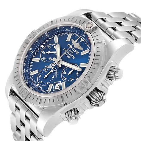 breitling with utc|breitling chronomat 44 blue dial.